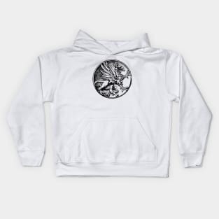 Heraldic Gryphon Kids Hoodie